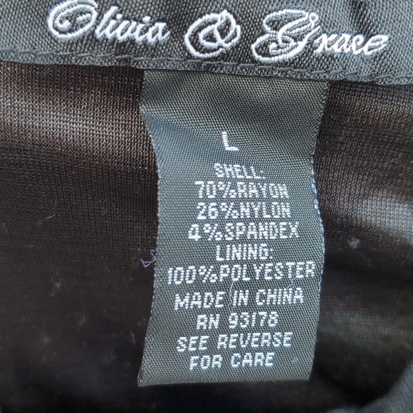 🍎2 Items/$12 OLIVIA & GRACE BOHO STYLE BELL SLEEVE BLACK DRESS SIZE LARGE - Picture 10 of 11